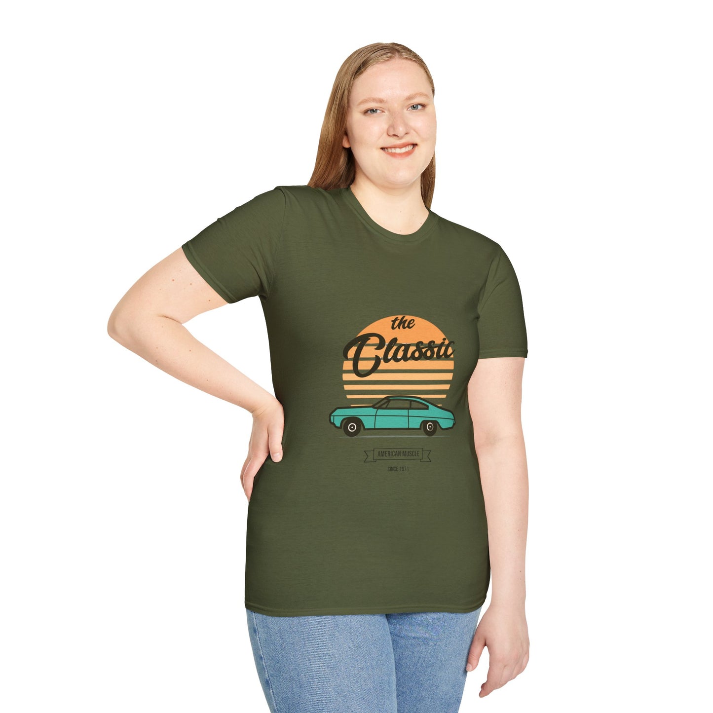 "Rev up that Classic Car" Retro Tee