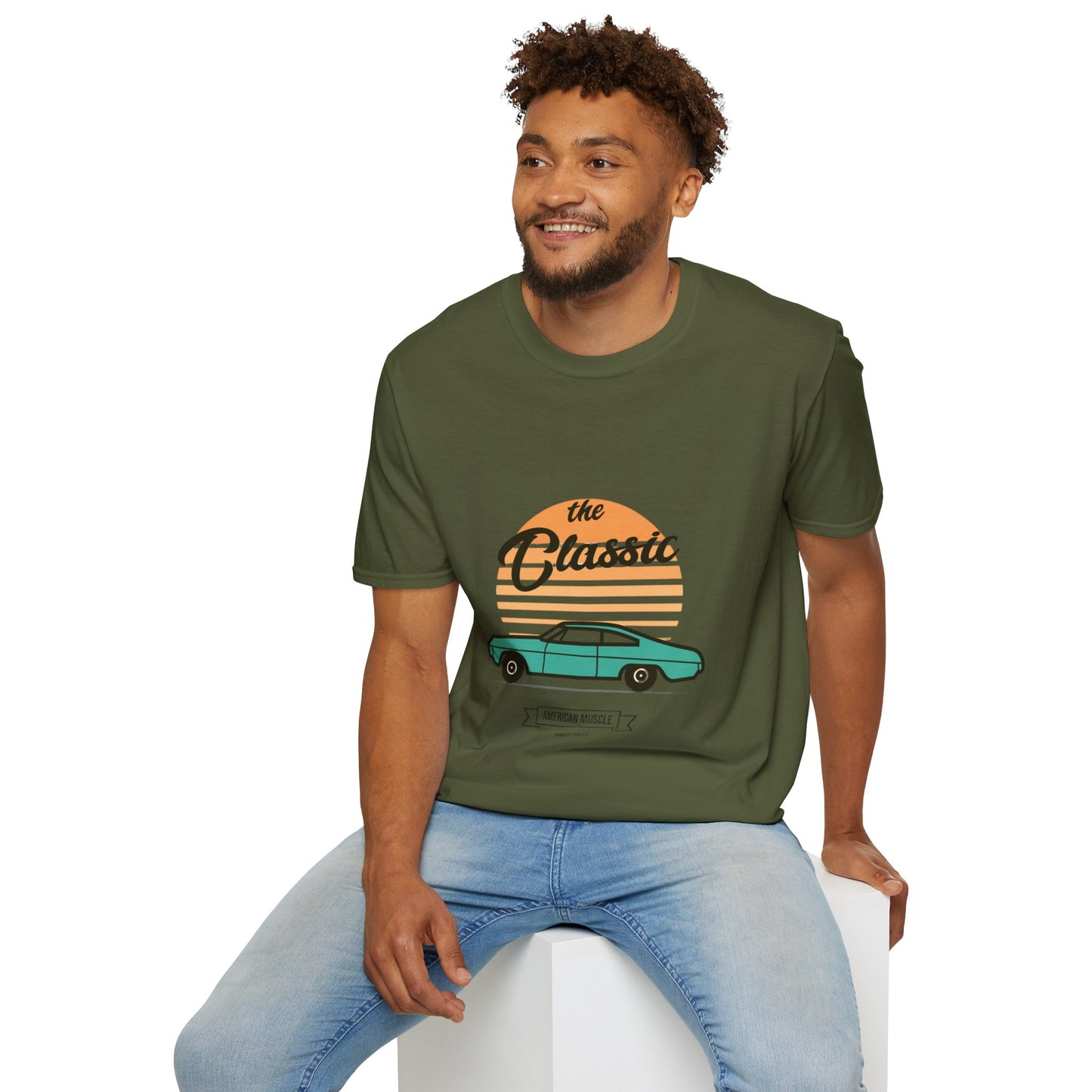 "Rev up that Classic Car" Retro Tee