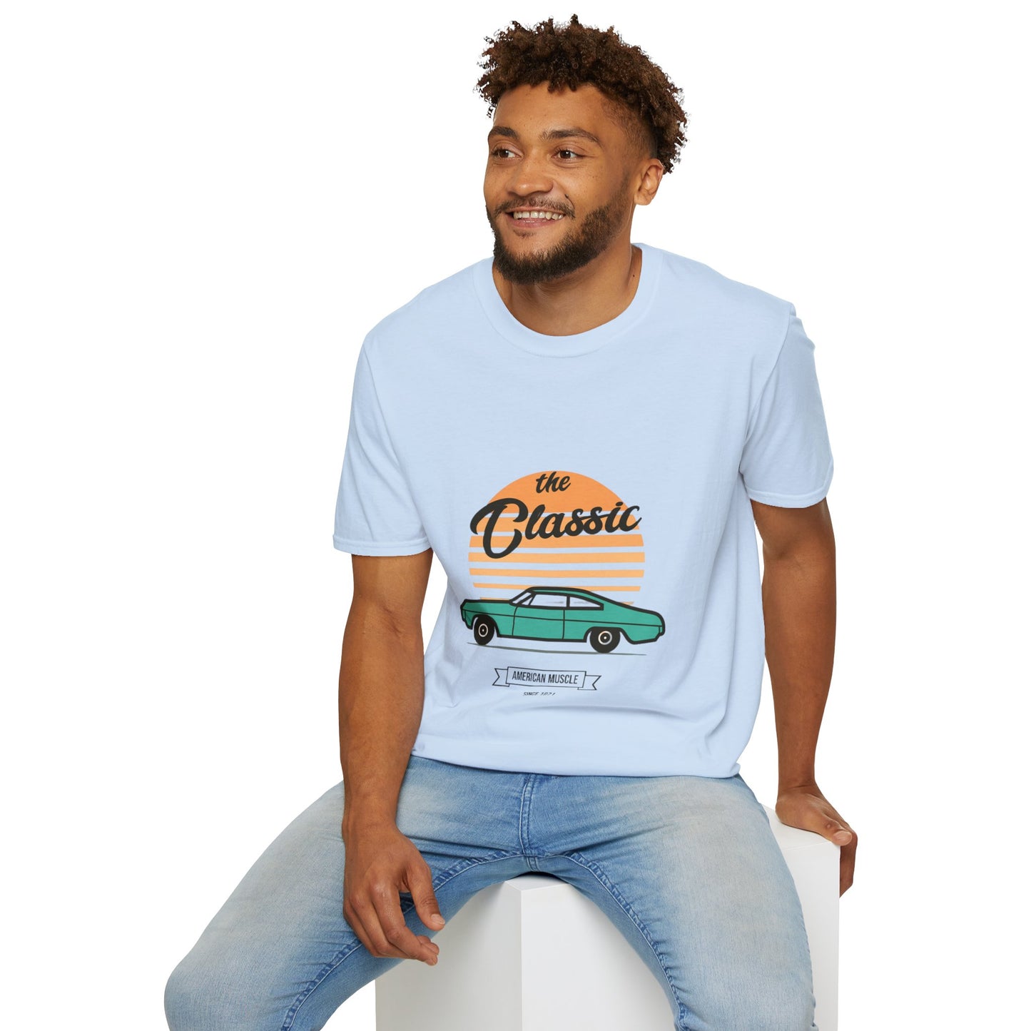 "Rev up that Classic Car" Retro Tee