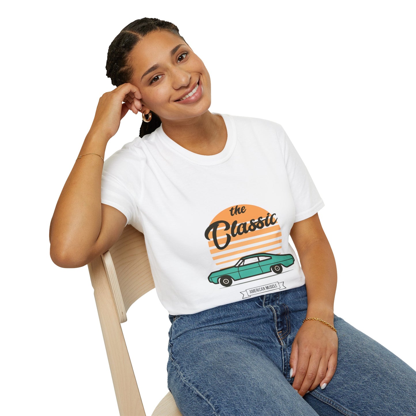 "Rev up that Classic Car" Retro Tee