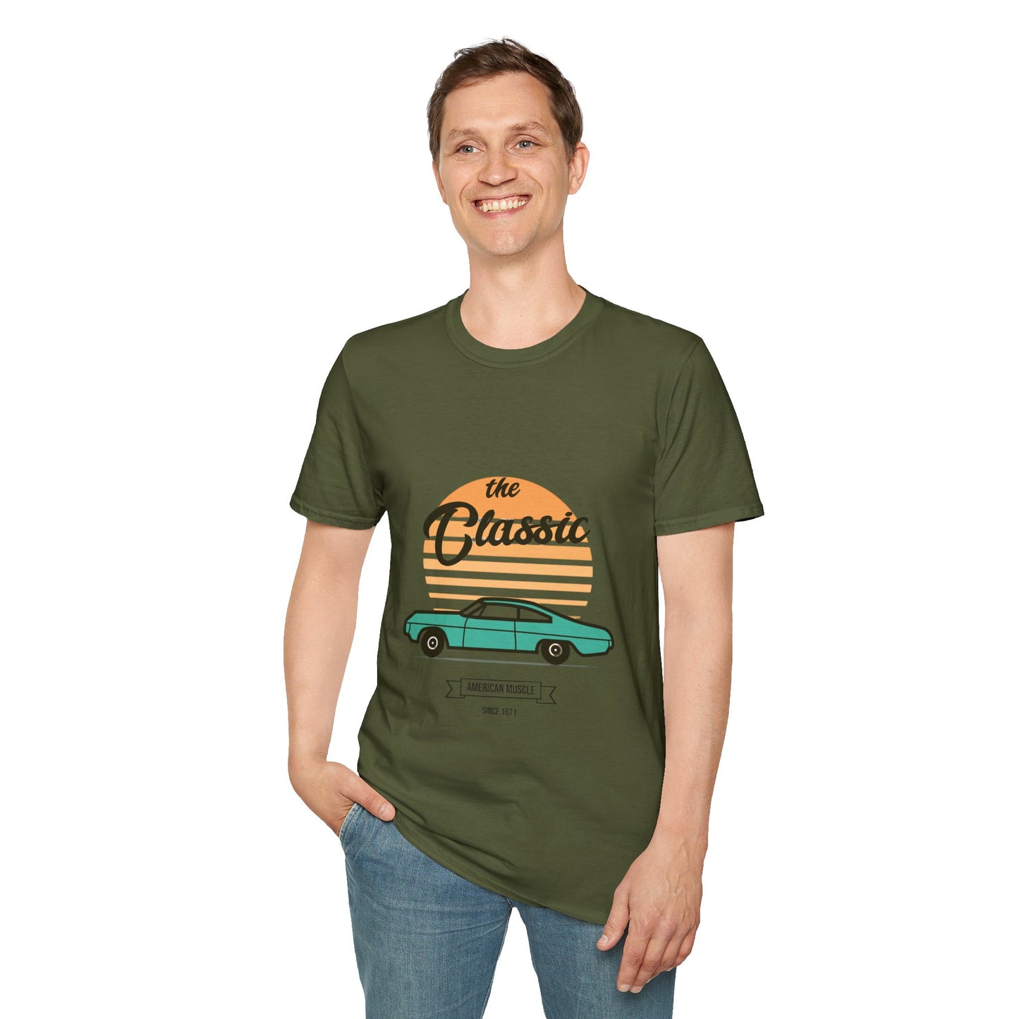 "Rev up that Classic Car" Retro Tee