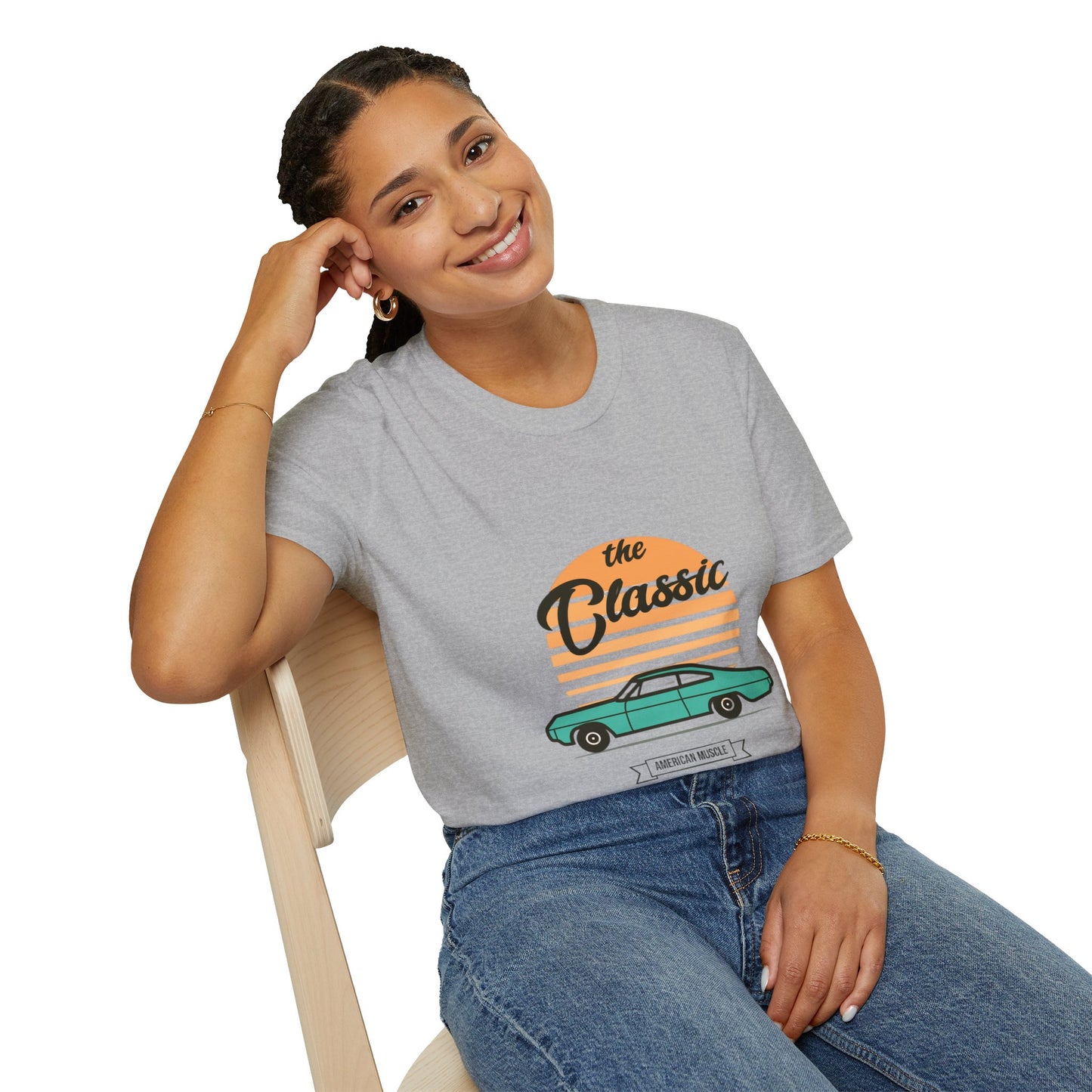 "Rev up that Classic Car" Retro Tee