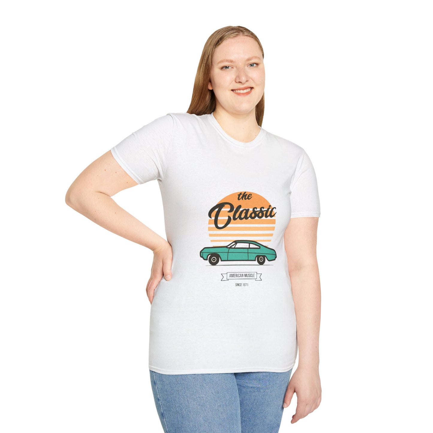 "Rev up that Classic Car" Retro Tee