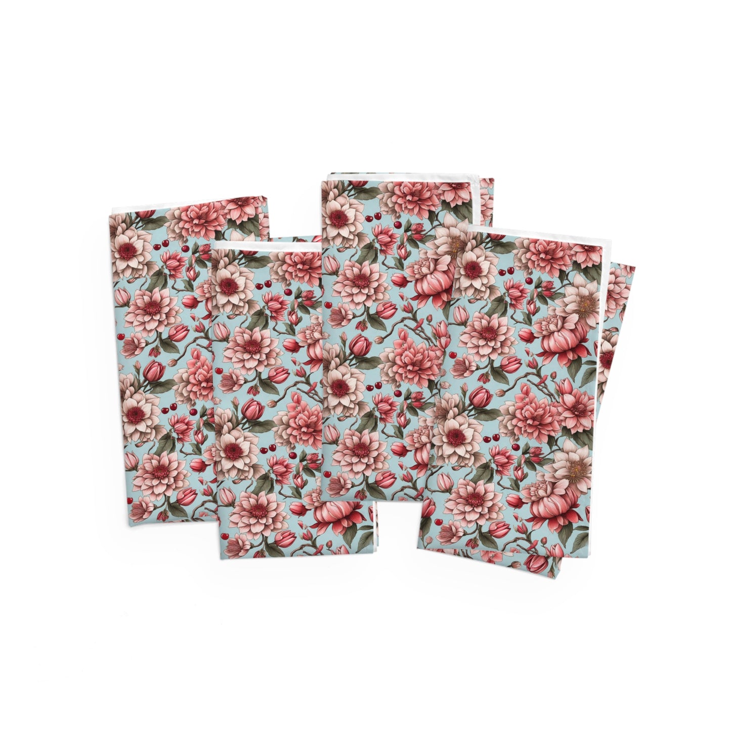 "Budding Beauty" Cloth Napkins, Set of 4