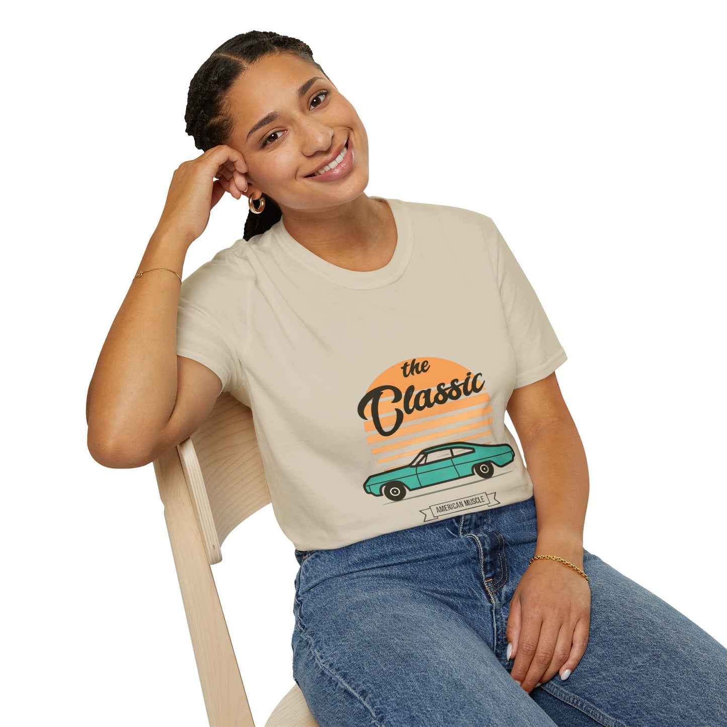 "Rev up that Classic Car" Retro Tee