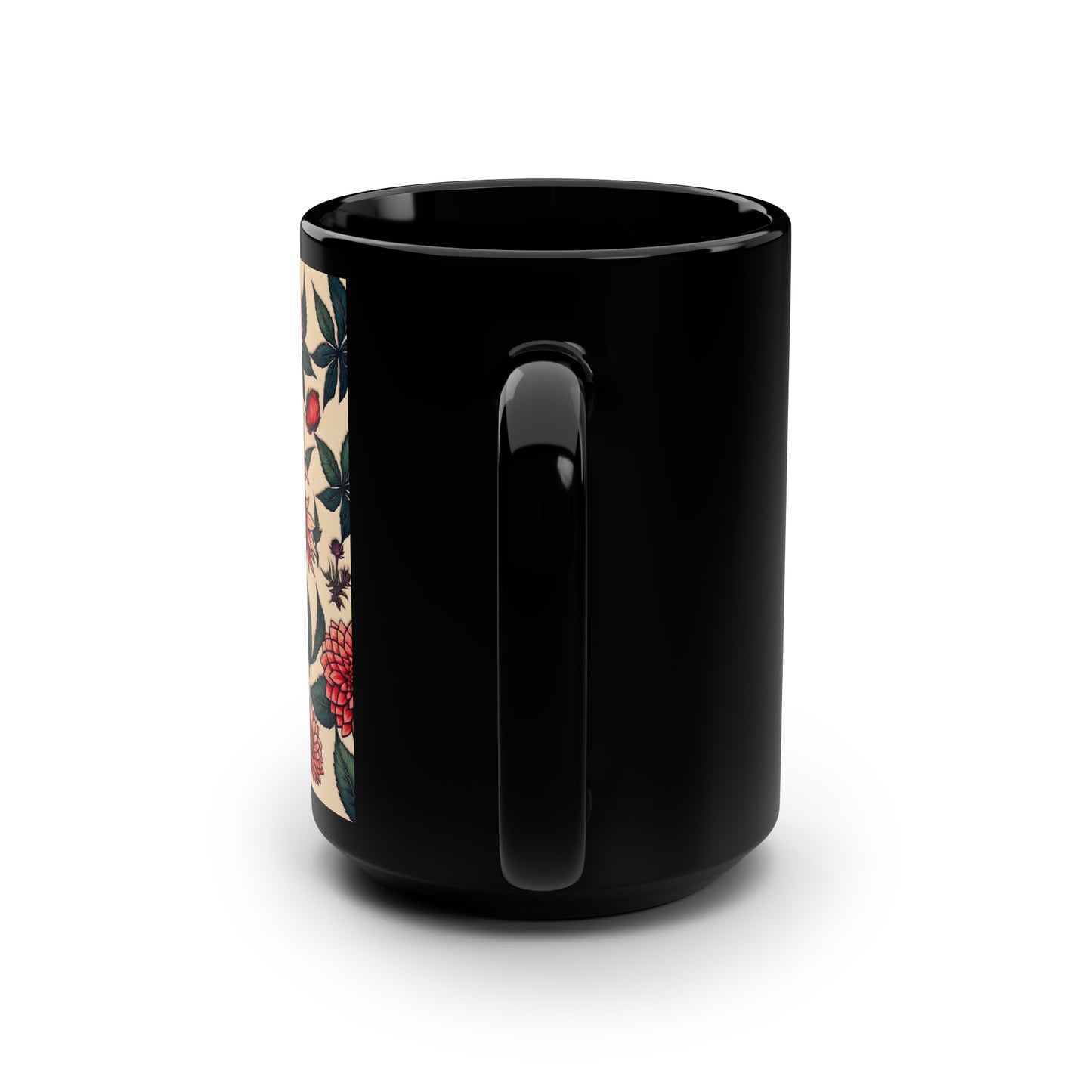 Oh Happy Day! Black Mug, 15oz