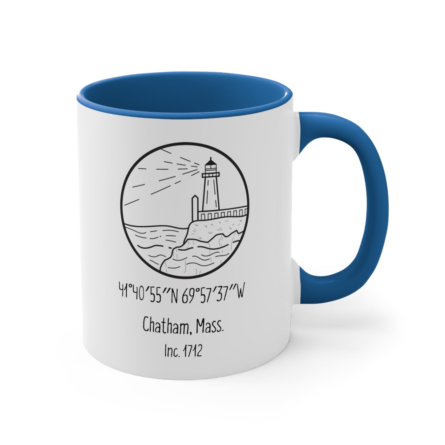 Come Find Me In Chatham! Accent Coffee Mug, 11oz