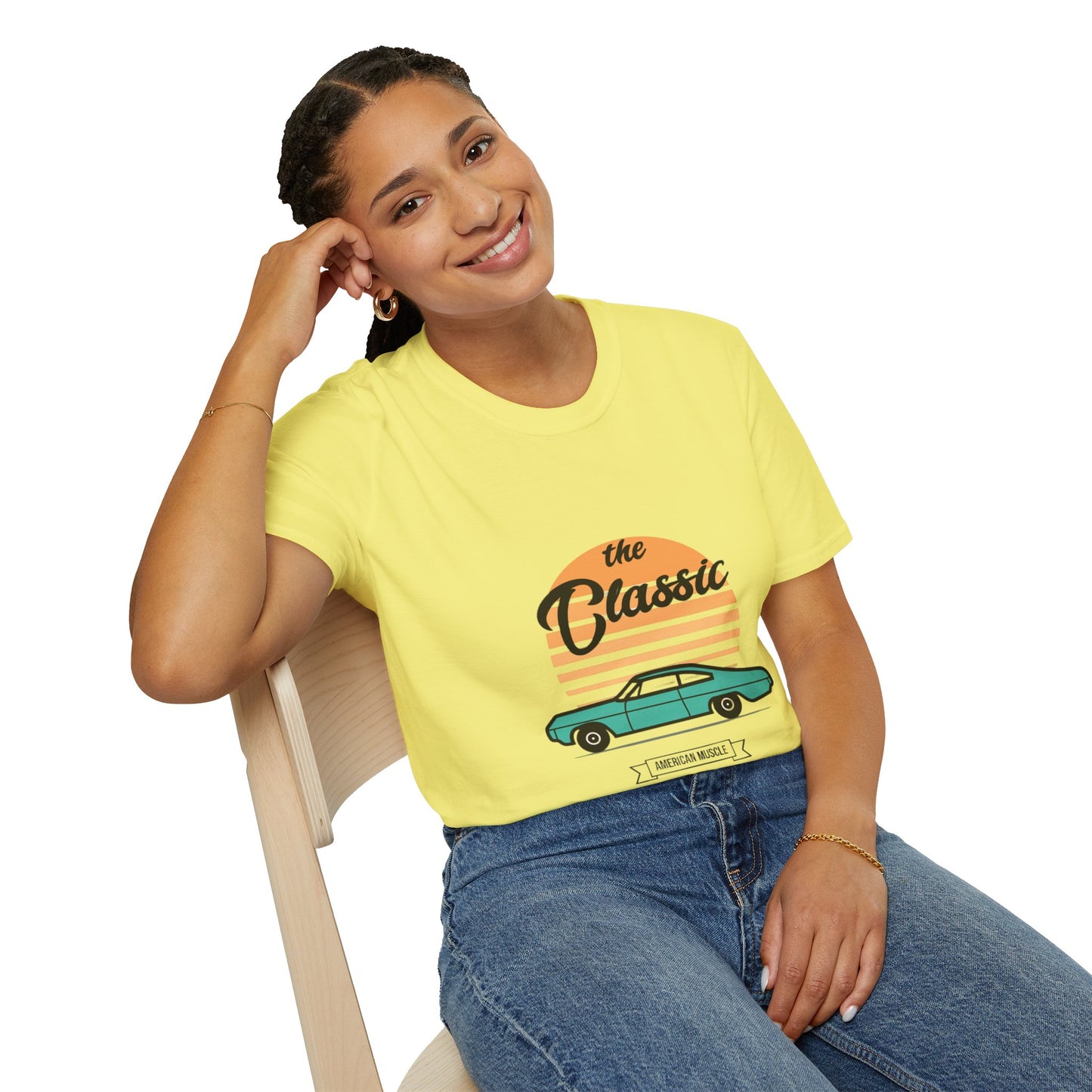 "Rev up that Classic Car" Retro Tee