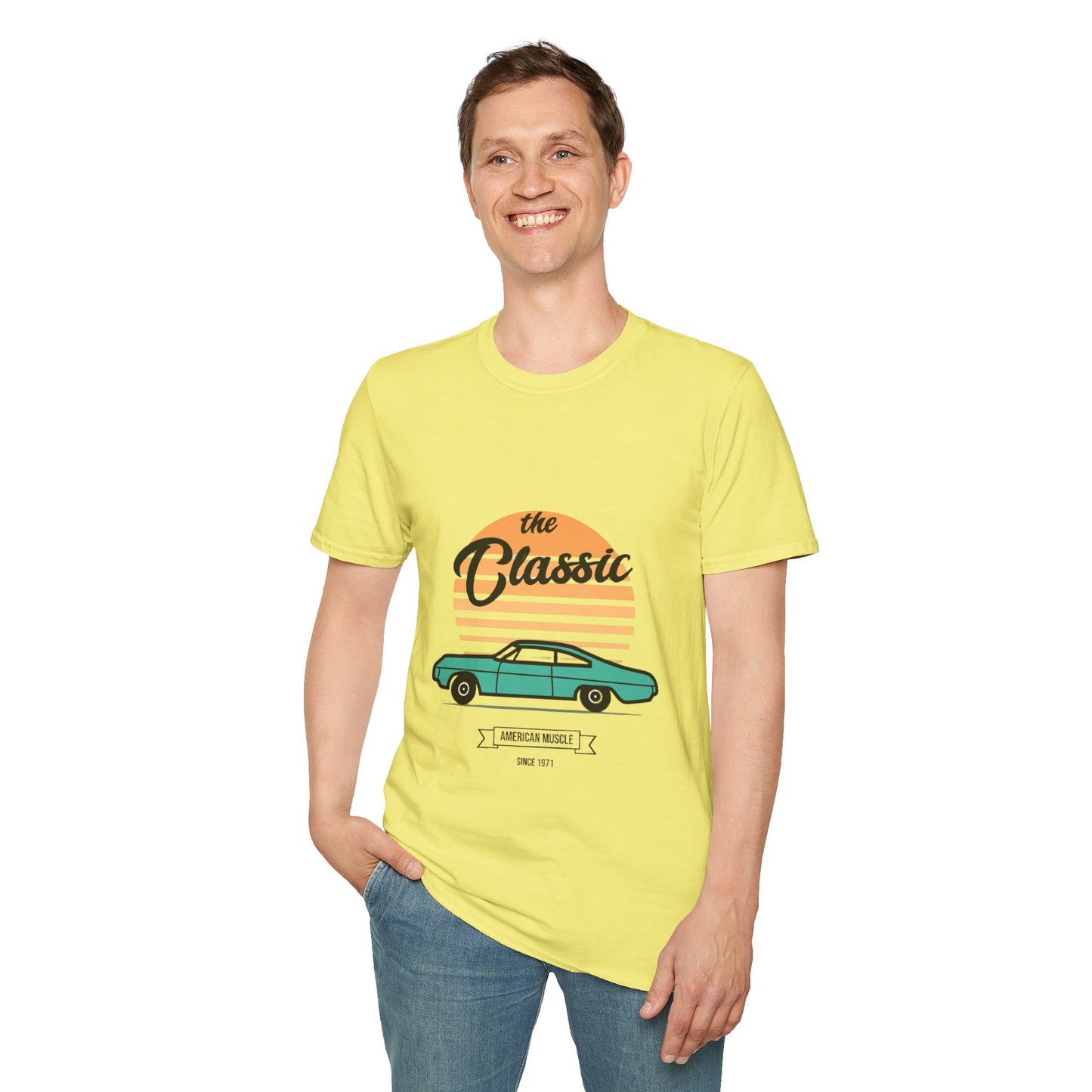 "Rev up that Classic Car" Retro Tee