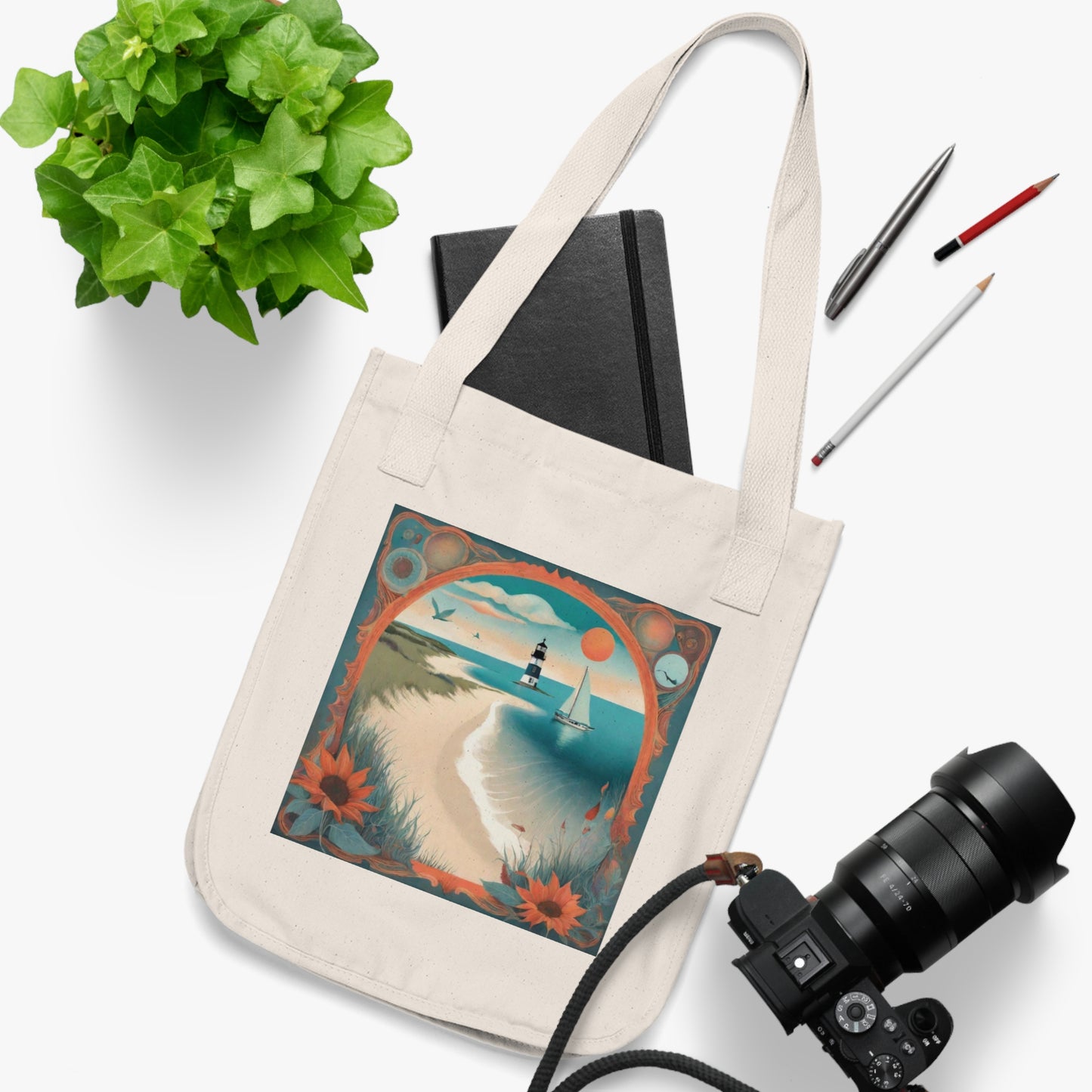 "Tranquil Fantasies" Organic Canvas Tote Bag