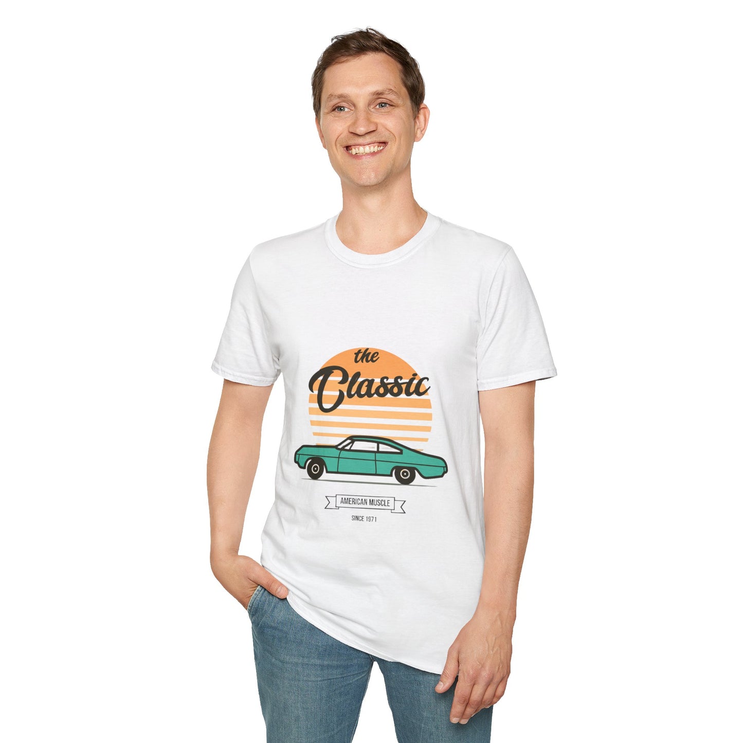 "Rev up that Classic Car" Retro Tee