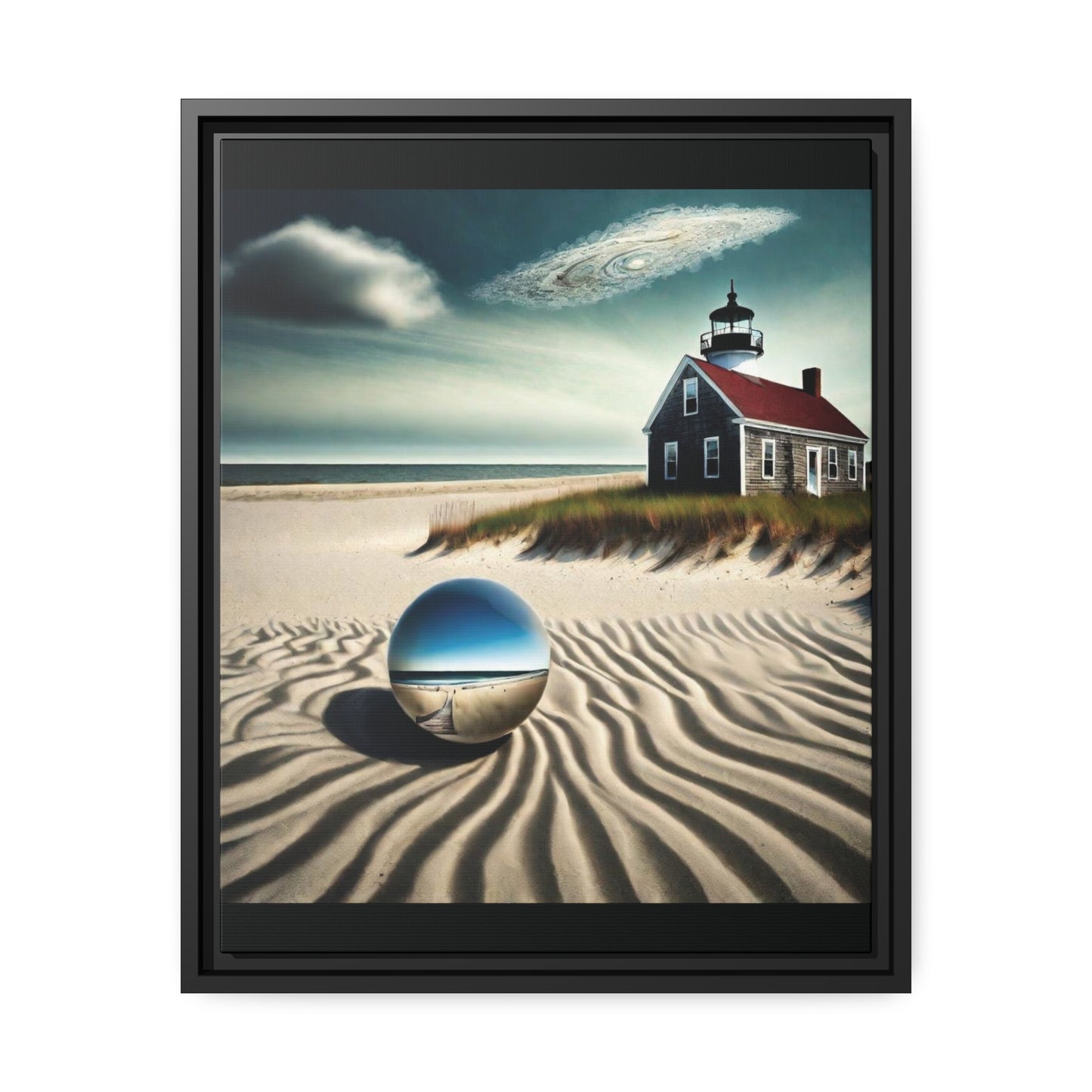 "Enchantment by the Cape"  Matte Canvas, Black Frame, 16 x 20 (Vertical)