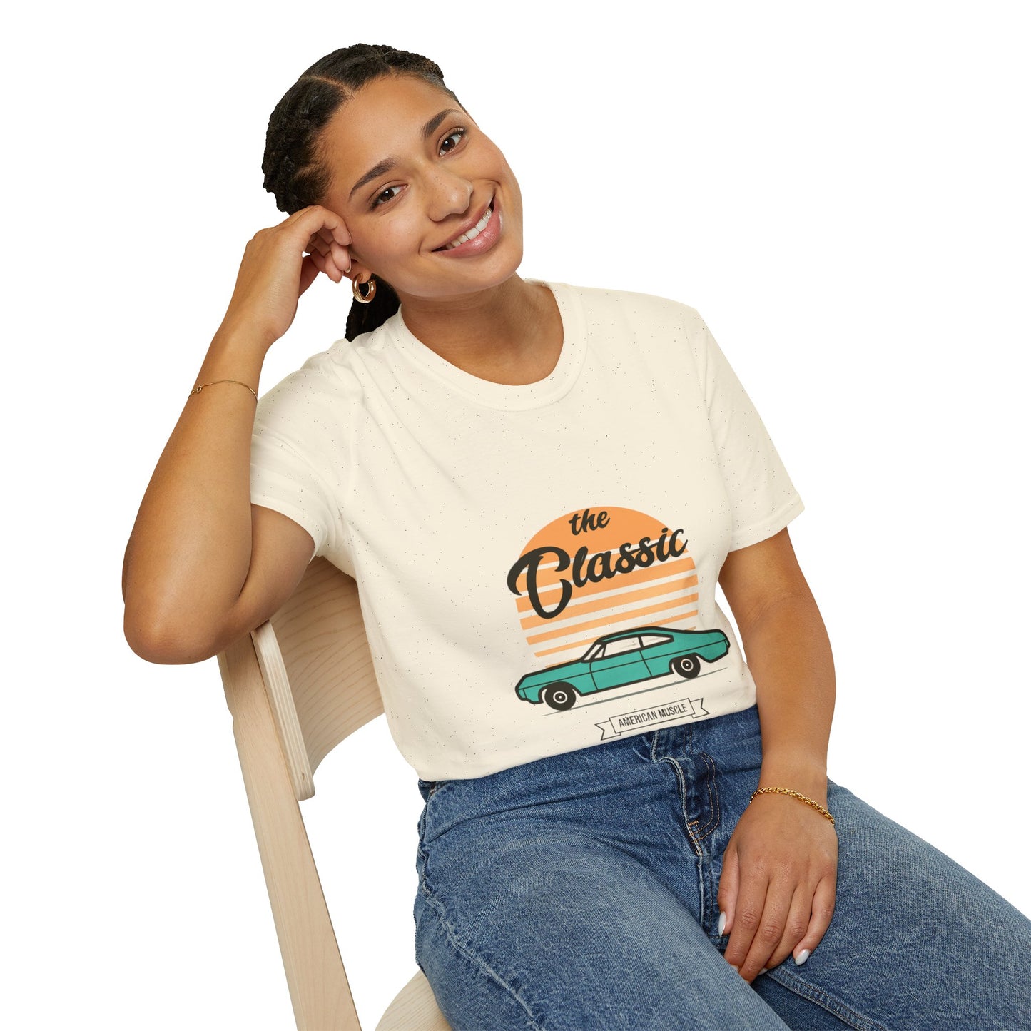 "Rev up that Classic Car" Retro Tee