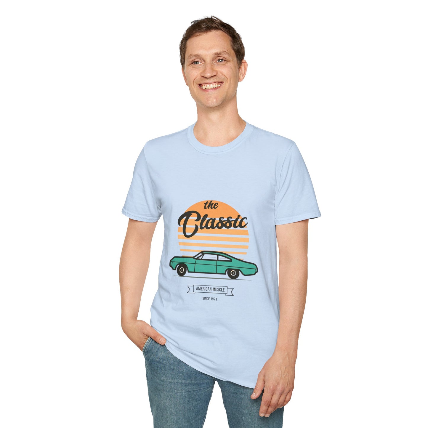 "Rev up that Classic Car" Retro Tee