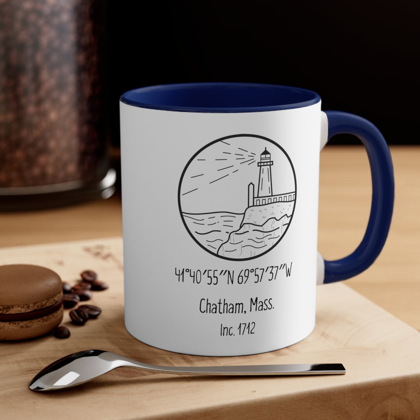 Come Find Me In Chatham! Accent Coffee Mug, 11oz