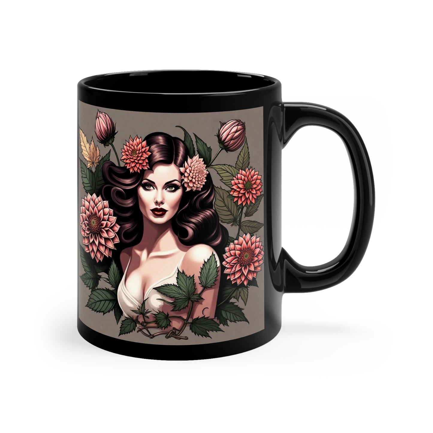 She's a Beaute! 11oz Black Mug