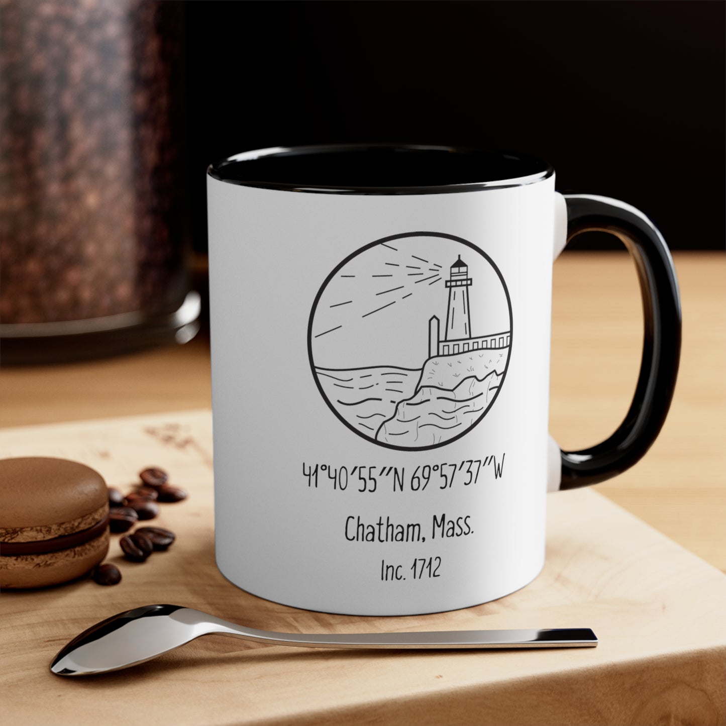 Come Find Me In Chatham! Accent Coffee Mug, 11oz