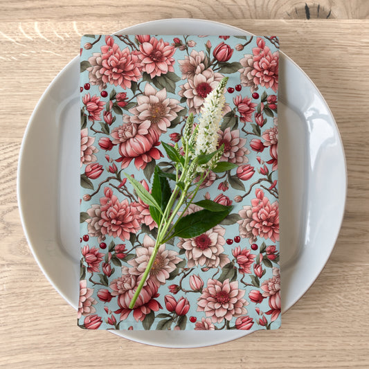 "Budding Beauty" Cloth Napkins, Set of 4