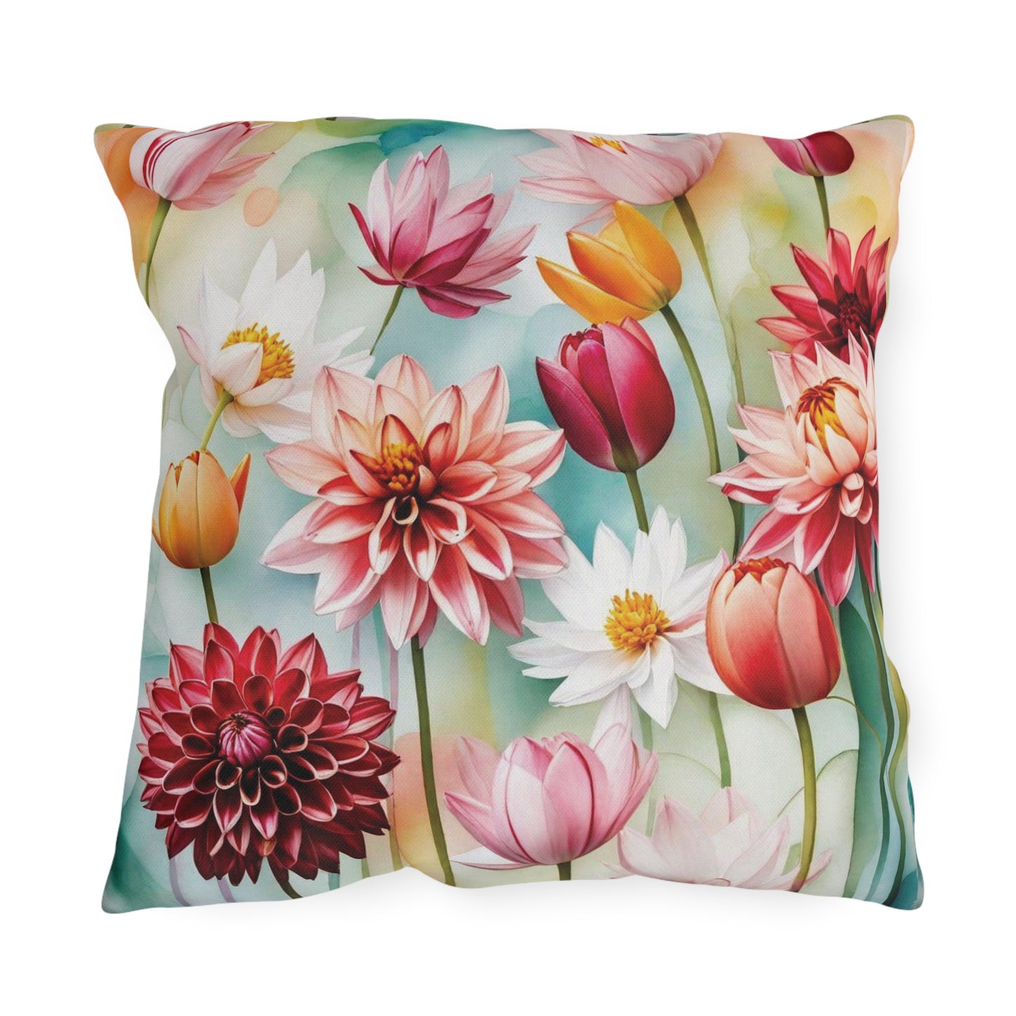 "Floral Fantasia" Outdoor Pillow