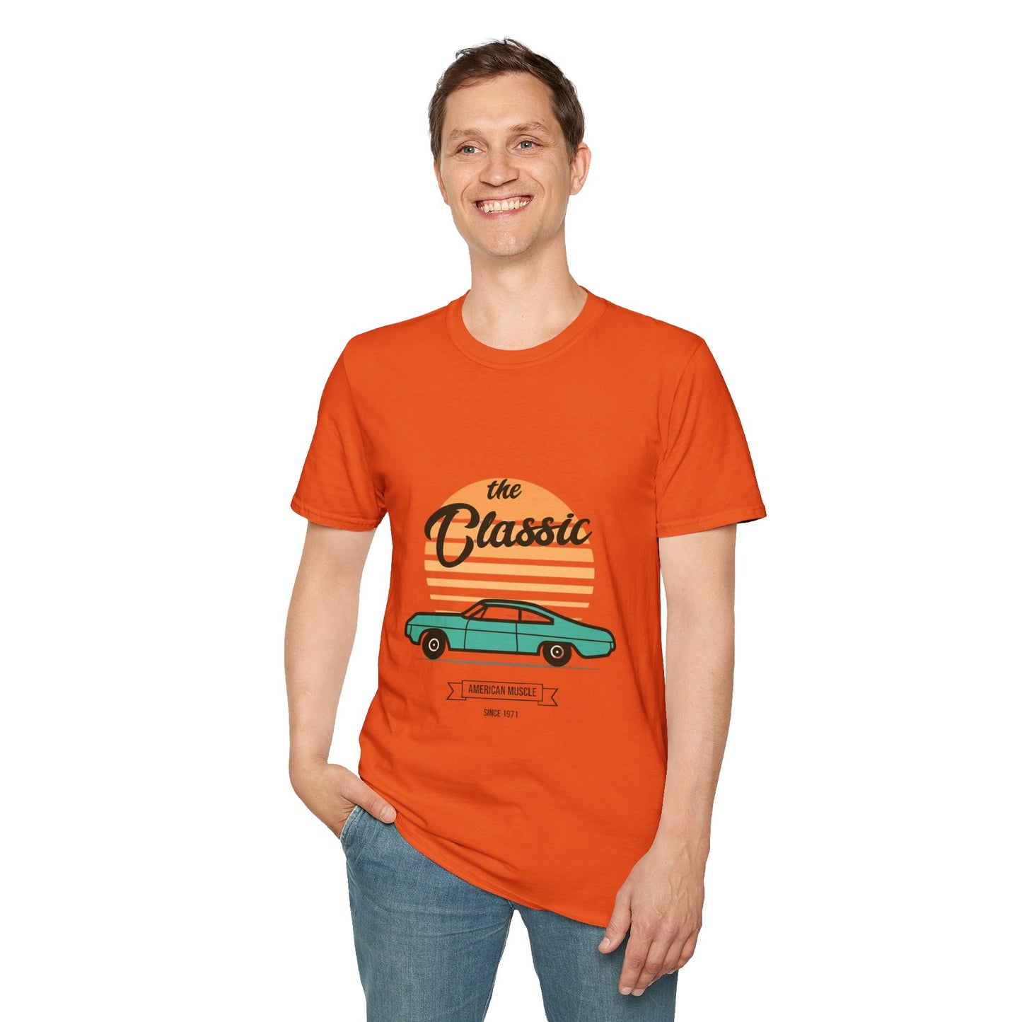 "Rev up that Classic Car" Retro Tee